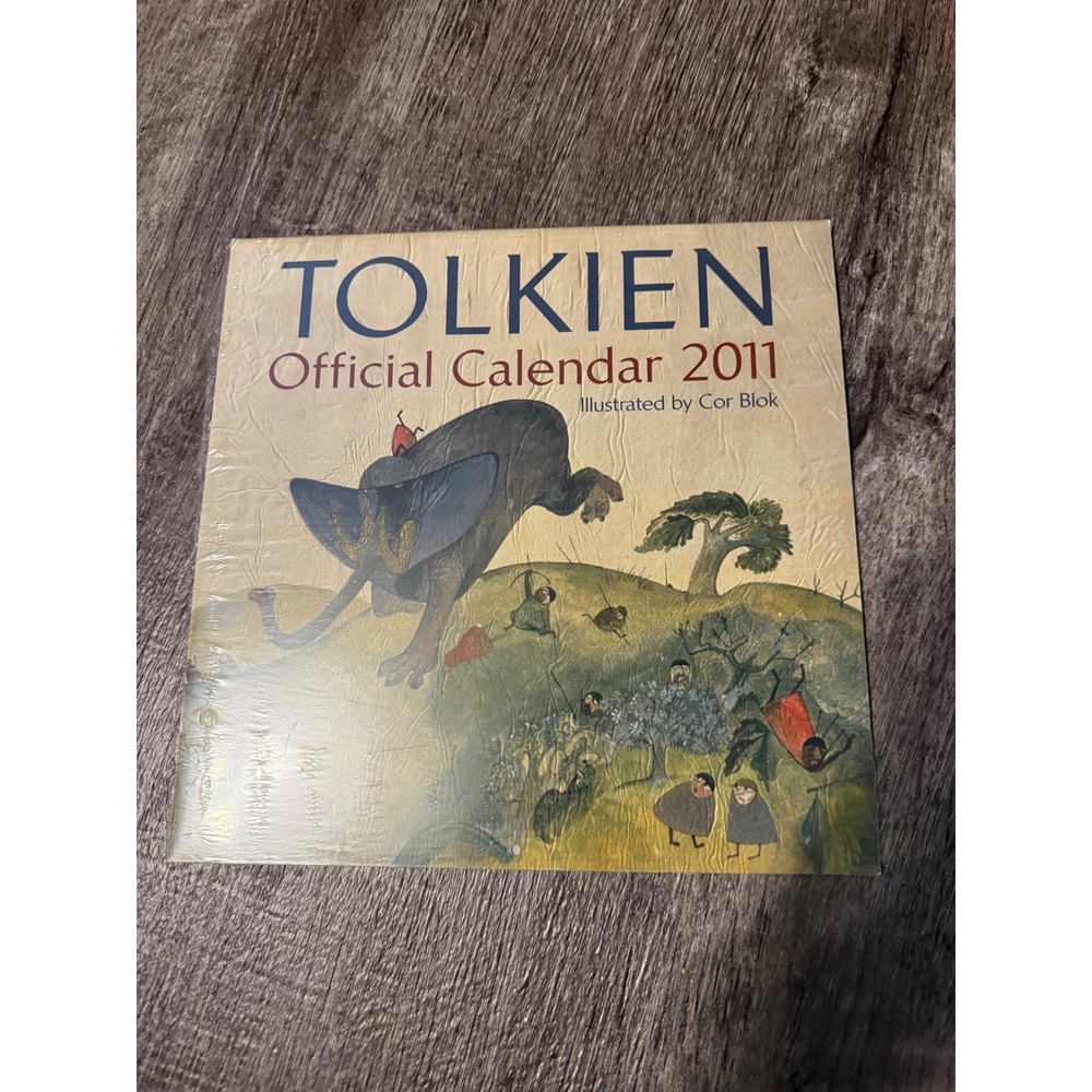Tolkien Official Calendar 2011 Cor Blok Lord of the Rings Art New Sealed